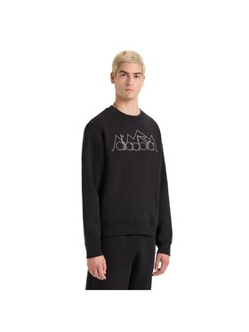 Diadora Diadora Bluza SWEATSHIRT CREW ROUTE Czarny Regular Fit