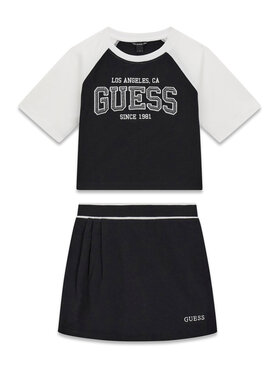 Guess Guess Комплект тишърт и поличка J6YG03 K3923 Черен Regular Fit