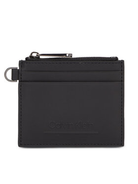 Calvin Klein Calvin Klein Étui cartes de crédit Ck Set 4Cc Holder W/Zip K50K510890 Noir