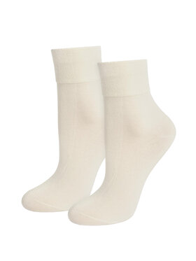 Poupée Marilyn Poupée Marilyn Skarpety wysokie damskie SILK SOCKS Écru