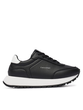 Calvin Klein Calvin Klein Sneakersy Low Cut Lace-Up Sneaker V3A9-83110-1355 S Černá