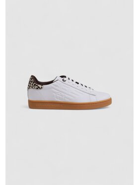 EA7 Emporio Armani EA7 Emporio Armani Sneakersy LOGO RIALZATO Beżowy