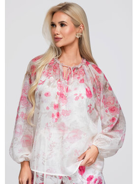 Ombre Ombre Koszula OW-SH-E0063 Różowy Loose Fit