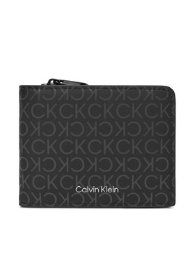 Calvin Klein Calvin Klein Μεγάλο Πορτοφόλι Ανδρικό Rubberized Bifold Half Z/A K50K511376 Μαύρο