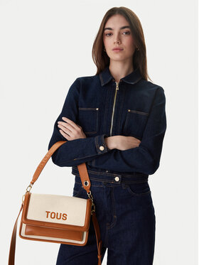 TOUS TOUS Handtasche BANDOLERA M. AUDREE CANVAS 2002202743 Braun