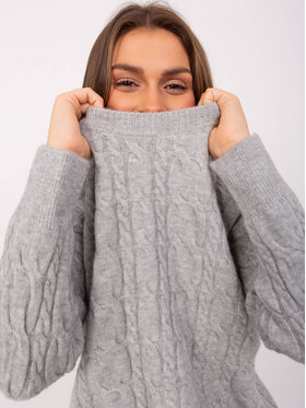 Merg Selection Merg Selection Sweter 233157 Szary Regular Fit