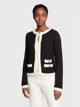 Luisa Spagnoli Luisa Spagnoli Cardigan Mansarda 576702 Negru Regular Fit