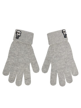 KARL LAGERFELD KARL LAGERFELD Дамски ръкавици 236W3608 Сив