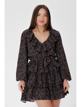 LAURELLA LAURELLA Sukienka codzienna LAURELLA 4SS236219 Czarny Regular Fit