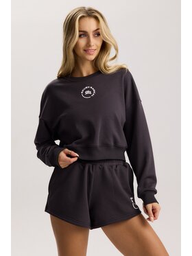 ROUGH RADICAL ROUGH RADICAL Bluza COTTON ACTIVE CROP WOMEN Szary Regular Fit
