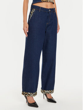 Noisy May Noisy May Teksad 27033508 Tumesinine Wide Leg