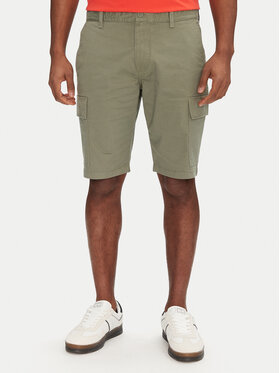 Tommy Jeans Tommy Jeans Шорти от плат Scanton DM0DM21949 Зелен Regular Fit
