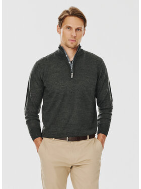 Pako Lorente Pako Lorente Sweter P24WP-2X-009 Szary Classic Fit