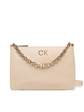 Calvin Klein Calvin Klein Handtasche Re-Lock Ew Crossbody W Chain K60K609115 Beige