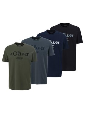 s.Oliver s.Oliver T-Shirt 28396 Kolorowy Comfort Fit