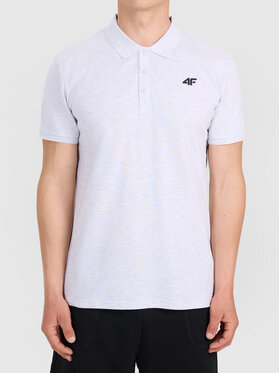 4F 4F Polo TPTSM0771-27 Szary jasny Active Fit