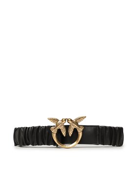 Pinko Pinko Жіночий ремінь Love Ruffle H4 Belt 20231 PLT01 100824.A0F2 Чорний