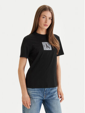 Calvin Klein Jeans Calvin Klein Jeans T-Shirt LV047F819G Černá Classic Fit