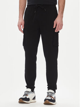 Aeronautica Militare Aeronautica Militare Pantaloni trening 251PF860F459 Negru Regular Fit