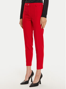 Maryley Maryley Παντελόνι υφασμάτινο 24IB52Z/M19/43MA Κόκκινο Regular Fit