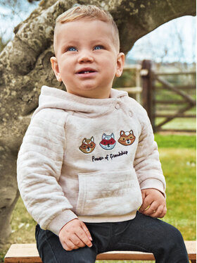 Mayoral Mayoral Felpa 2.432 Écru Regular Fit