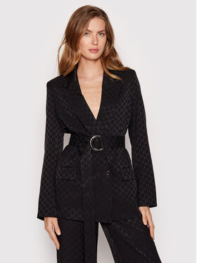 KARL LAGERFELD KARL LAGERFELD Sako Monogram 221W1405 Černá Regular Fit