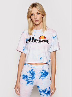 Ellesse Ellesse T-Shirt Alberta SGI11280 Kolorowy Cropped Fit