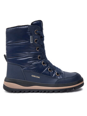 Geox Geox Zimske čizme J Adelhide Girl B Ab J16EWA 0LVBC C4002 S Tamnoplava