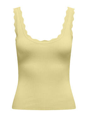 JDY JDY топ Nanna 15290585 Жълт Slim Fit
