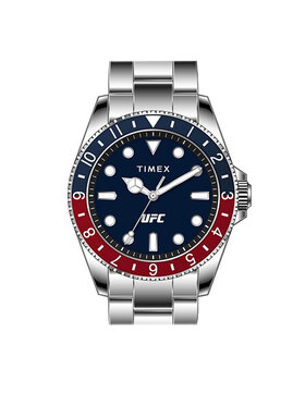 Timex Timex Zegarek TW2V56600 Srebrny