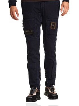 Aeronautica Militare Aeronautica Militare Pantaloni di tessuto Anti-G Blu scuro Regular Fit