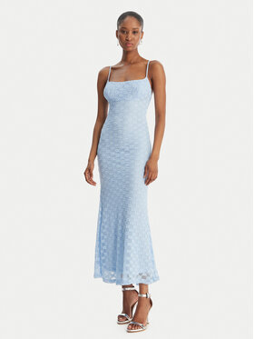 Bardot Bardot Letní šaty Adoni 57998DB1 Světle modrá Slim Fit