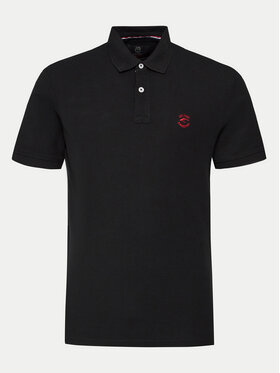 INDICODE INDICODE Поло Wadim 40-913 Чорний Slim Fit