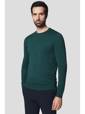 Lancerto Lancerto Sweter Geir SW073224000081 Zielony Regular Fit