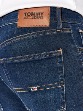 Tommy Jeans Jeans Hlače Austin DM0DM09552 Modra Slim Tapered Fit