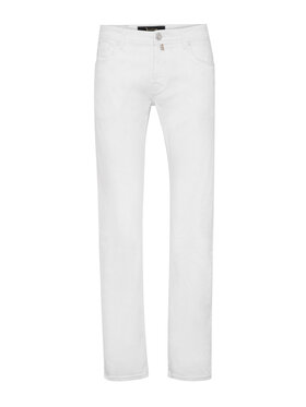Billionaire Billionaire Jeansy 723 Biały Regular Fit