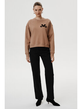 MARI PRETI MARI PRETI Mikina Velena Béžová Regular Fit