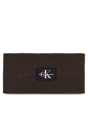 Calvin Klein Jeans Calvin Klein Jeans Bandeau Monologo Rubber Headband K60K611258 Marron