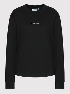 Calvin Klein Curve Calvin Klein Curve Bluză Inclusive Micro Logo K20K203704 Negru Relaxed Fit
