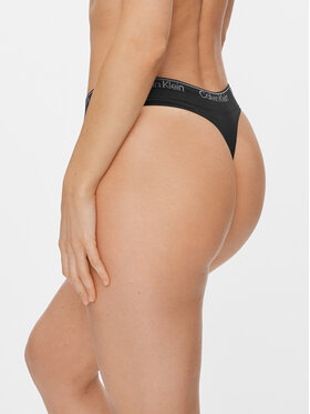 Calvin Klein Underwear Tangice Thong 000QF7095E Črna