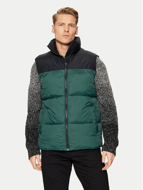 4F 4F Kamizelka 4FWAW24TVJAM147 Zielony Regular Fit
