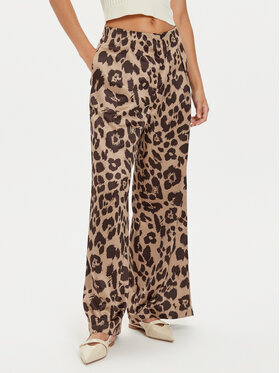 Vero Moda Vero Moda Szövet nadrág Merle 10295435 Bézs Loose Fit