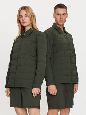 Rains Rains Bunda pro přechodné období Giron Liner Overshirt T1 19420 Zelená Regular Fit