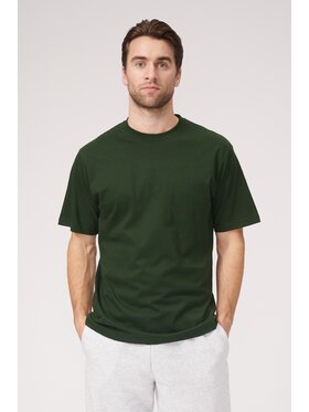TeeShoppen TeeShoppen T-Shirt 'Oversized Collection' Zielony Oversize