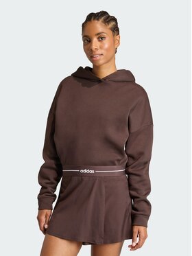adidas adidas Bluza techniczna 158863 Brązowy Loose Fit