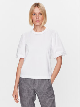 Peserico Peserico T-shirt S06654J0 Bianco Regular Fit