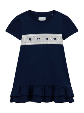 Guess Guess Vsakodnevna obleka K6RK13 KA6W4 Mornarsko modra Regular Fit