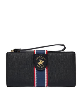 Beverly Hills Polo Club Beverly Hills Polo Club Портфейл CEO-BHPC-W1-006-AW25 Черен