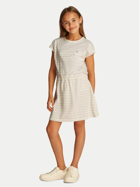 Calvin Klein Jeans Calvin Klein Jeans Kleid für den Alltag IG0IG02929 Beige Regular Fit