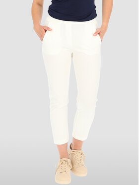 Perso Perso Spodnie damskie PTE242402F Biały Regular Fit